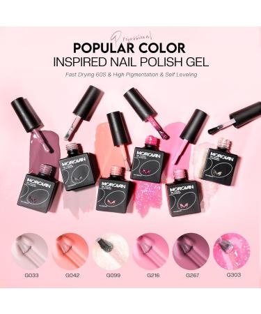 Morovan Acrylic Nail Set - Complete Geln gel Starter Kit with 48W UV Lamp Nail Drill Acrylic Powder & Liquid Brush for Perfect Nails - Buy Online on GoSupps.com