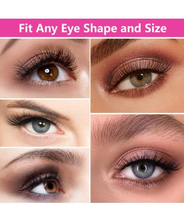 Reusable Self Adhesive Eyelashes - No Glue False Eyelashes for Natural Look (2 Pairs) - Self Sticking Eco-Friendly Beauty - Buy Online on GoSupps.com