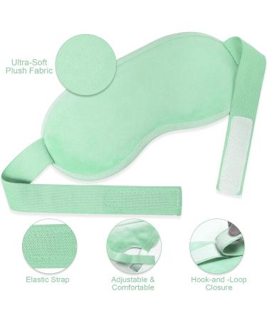 KOLTECH Cooling Gel Eye Mask - Reusable Hot Cold Pack for Stress Relief, Headaches, Migraines, Puffiness - Green - Buy Online on GoSupps.com