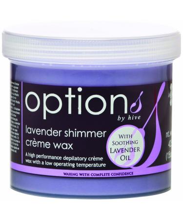 Hive Options Lavender Shimmer Cream Wax with Soothing and Calming Properties 425g