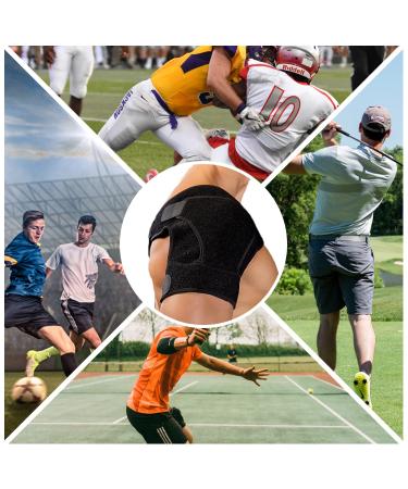 Buy Solo Actfit Adjustable Neoprene Shoulder Bandage - Injury Support & Pain Relief for Right & Left Arm - Elastic Sports Cuffs - Buy Online on GoSupps.com