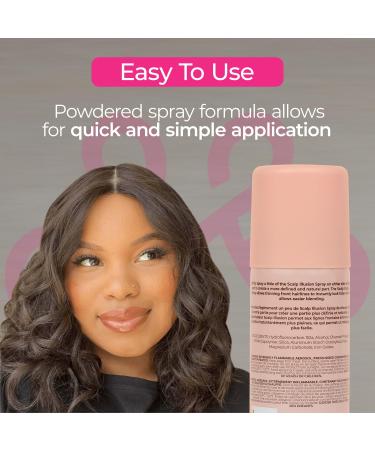 Milano Illusions Hair Color Powder Spray for Wigs and Hair Root & Part Touch Up Spray Black-ish Hair Color Powder Spray - Blackish - Buy Online on GoSupps.com
