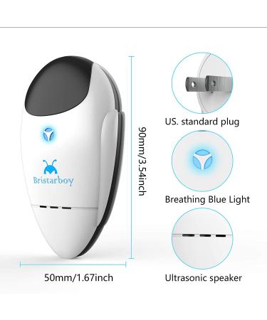 Bristarboy Ultrasonic Pest Repeller 4 Pack - Electronic Indoor Pest Control for Basement, Warehouse, Bedroom, Garage - Plug-in Repellent - Buy Online on GoSupps.com