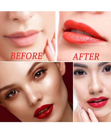 Fusang 6Pcs Lip Tint Stain Set - Long Lasting Moisturizing Lip Gloss for Women - Buy Online on GoSupps.com