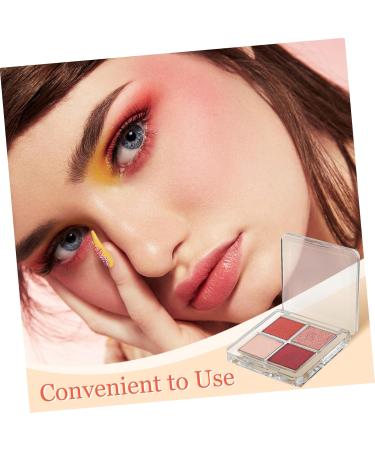 DRESSOOS 6 Pcs Transparent Square Eye Shadow Box DIY Eye Shadow Palette Empty Lipstick Palette 6 Plastic - Buy Online on GoSupps.com