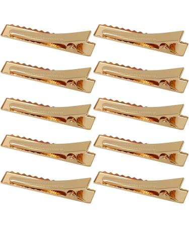 JOYOYO 50 Pcs Small Gold Alligator Clips | 1.75 Inch Metal Crocodile Clips for Kids Hair Accessory DIY Crafts - Buy Online on GoSupps.com
