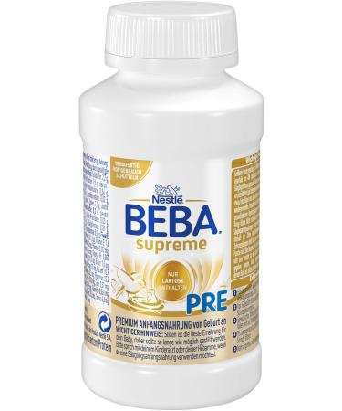 Nestl BEBA SUPREME PRE Infant Milk - Ready-to-Drink Bottles with Omega 3 (8 x 200ml) - International Shipping Available - Buy Online on GoSupps.com