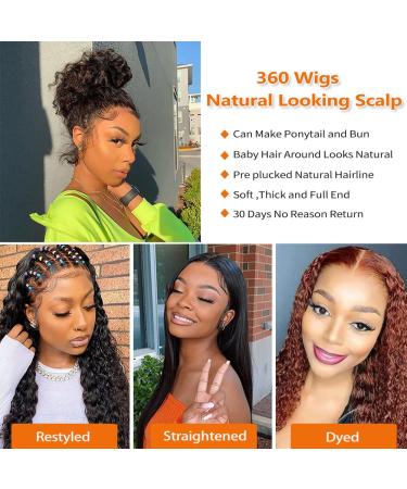 RASHINEE 20 Water Wave Full Lace Wig for Black Women - Pre Plucked, Wet and Wavy Human Hair with Baby Hair - Buy Online on GoSupps.com