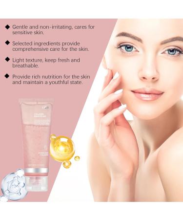 Crsetmyth Collagen Gel Cream Collagen Moisturizing Cream with 12 Disposable Towels Firming Face Gel Cream Collagen Moisturizing Gel Hydrates Skin 100g - Buy Online on GoSupps.com