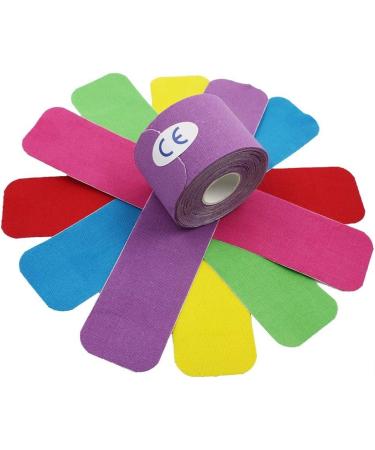 PreCut Kinesiology Tape Sport Pro - 20 Pre Cut 10 Inch Strips - Athletic Recovery Muscle Support - Pink TheWrapeutic Aid - Single Roll - Buy Online on GoSupps.com