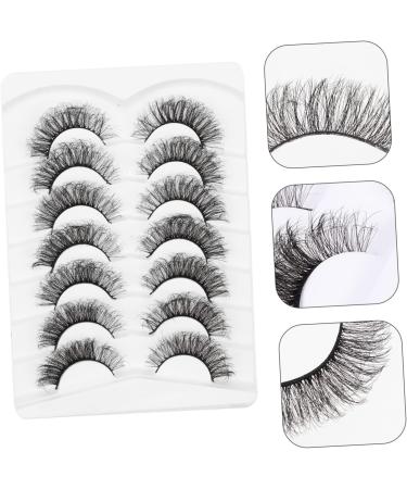 minkissy 1 Box 3d False Eyelashes Artificial Eyelashes False Lashes Pesta as Lashes with Color Party Strip Lashes Girls Outfits Artificial False Eyelash Imitation Manual Miss Set - Buy Online on GoSupps.com