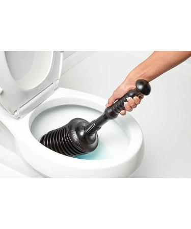 Master Plunger MP500-B3 Heavy Duty Toilet Plunger Kit with Air Release Valve - Black - Buy Online on GoSupps.com
