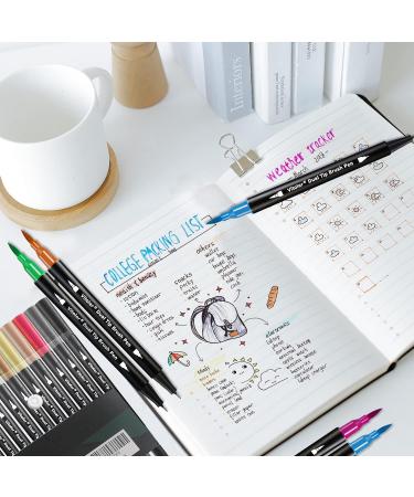 Vitoler Dual Tip Brush Markers - 34 Colors for Coloring, Drawing, and Art Projects - Buy Online on GoSupps.com