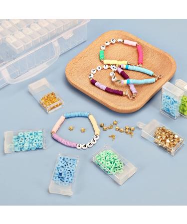 Quefe 2 Pack 64 Grids Diamond Painting Storage Containers with Label Stickers - DIY Art Craft Organizer Boxes for Beads and Diamonds - Buy Online on GoSupps.com