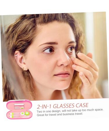 Buy Solustrie Double-Lodged Glasses Case - Portable 2-in-1 Lens Container & Travel Storage Box for Dual Glasses | International Shipping Available - Buy Online on GoSupps.com