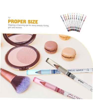 Angoily 12pcs Eyeliner Pencil Bath Sponge for Sensitive Skin Colored Eye Liner Pencils Set Mousse Eye Shadow - Buy Online on GoSupps.com