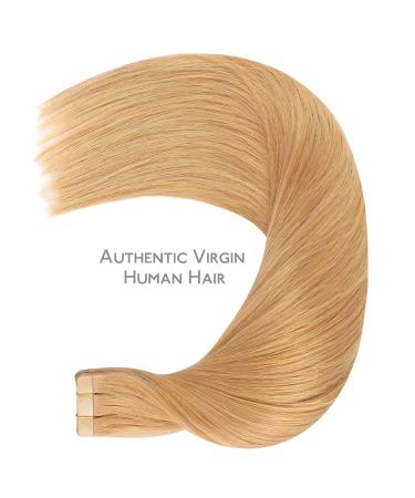Buy Salife Tape Extensions - Real Hair 20 Pcs 50g 40cm Strawberries Blonde Silky Straight Invisible Skin Weft Tape In 40cm #16A - Buy Online on GoSupps.com