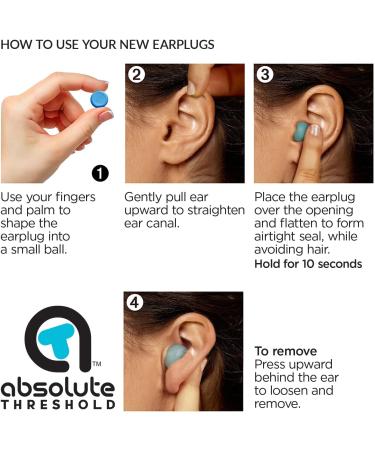 Silicone Earplugs for Sleeping, Travel & Working - Waterproof, Moldable, Noise Reduction - 2 Pairs with Travel Cases - White (4 Count) - Buy Online on GoSupps.com