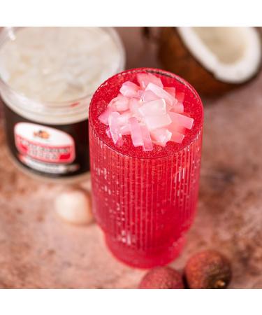 Coconut Fruit Jelly Topping | Lychee Flavour | 1LB (454g) | Fruit Dessert for Bubble Tea Drinks Desserts Smoothies and Snacks | Boba Tea Tapioca Pearl Mix Kit - Buy Online on GoSupps.com