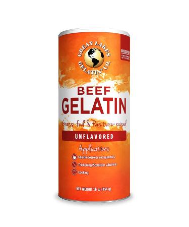Great Lakes Wellness  Beef Gelatin -  16 Oz - Buy Online on GoSupps.com