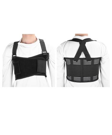 Rib Fracture Support Brace - Adjustable & Breathable Chest Protector Belt for Sternum Rib & Lumbar Support - Buy Online on GoSupps.com