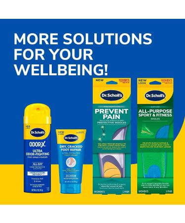 Dr. Scholl's Walk Longer Insoles Women's - Trim to Fit - 1 Pair - Buy Online on GoSupps.com