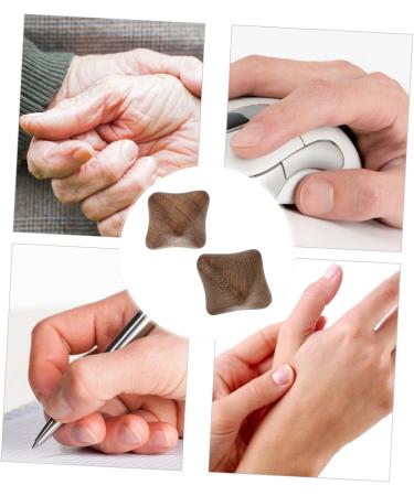 Healeved Wenge Health Balls - Chinese Stress Relief & Muscle Massager for Hand Exercises - 7x7x7cm | Perfect Gift & Home Decoration - Buy Online on GoSupps.com