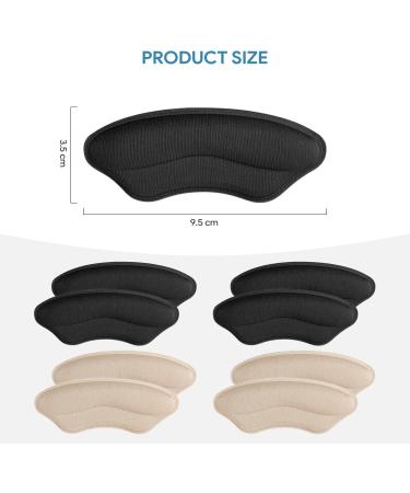 Clundoo Anti-Slip Heel Cushion (8 Pack) - Self-Adhesive Heel Holders for Oversized Shoes Prevent Blisters & Friction for Leather & Sports Footwear - Buy Online on GoSupps.com