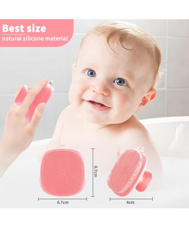 Silicone Face Cleaning Brush - Waterproof Manual Brush for Men & Women | Pink Skin Care Tool for Cleaning & Peeling - Buy Online on GoSupps.com
