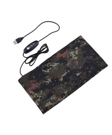SOULAGRY Reptile Heating Pad - Heating Pad for Reptile Tank - Warming Mat for Reptile Lizards Snakes Spiders and Hamsters Use 5V 2A Mobile Power Supply There is a Switch to Adjust the Temperature M