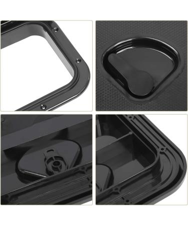 Amarine Made 24 x 9-5/8 Marine Grade Deck Hatch Access Hatch & Lid in Black for Boat, Caravan, RV | High-Quality Marine Access Hatch - Buy Online on GoSupps.com
