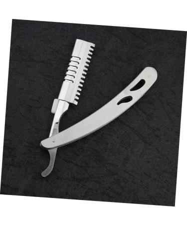 FOMIYES 2ST Bart Cutter Knife & Razor Set - Interchangeable Blade Hairdressing Tool for Precision Shaving - Vintage Steel Scrap Shaver - Buy Online on GoSupps.com