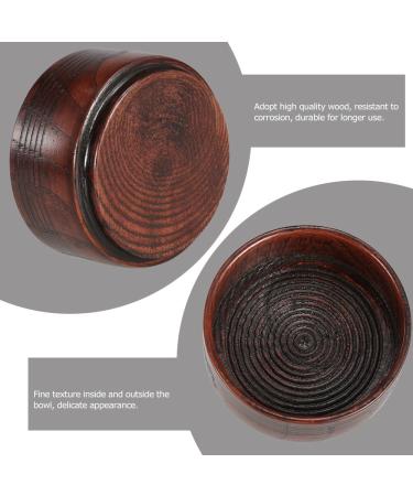Wooden Shaving Soap Bowl & Travel Mug | Easy Lather Shave Cream Cup for Men | Portable Wet Shaving Accessory - Buy Online on GoSupps.com
