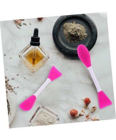 minkissy 1 Film Stick Set Brush Brush Cosmetic Brush Double-head Brush Skin Care Brush Skin Care Beauty Tool Multifunctional Silicone Brush Portable Brush Purple Plastic - Buy Online on GoSupps.com