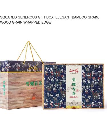 Jiangsu Biluochun Tea Chinese Green Tea Pi Lo Chun Tea Loose Leaf Tea with Gift Box Small Packages for Guests Receiving Morning Afternoon Parties Tea - Buy Online on GoSupps.com