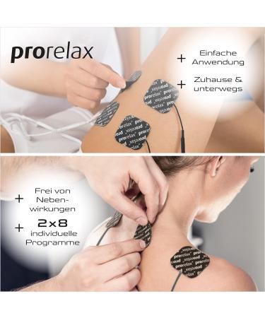 Prorelax Tens/Ems Duo Blackline | Electrotherapy Device for Chronic Pain & Muscle Building | Dual Therapy Massage Device for Tension Relief - Buy Online on GoSupps.com