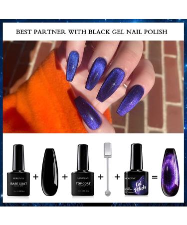 Morovan Cat-Eye Gel Nail Polish Kit - 6 Colors Magnetic 9D Cat Eye Metallic Set - Buy Online on GoSupps.com