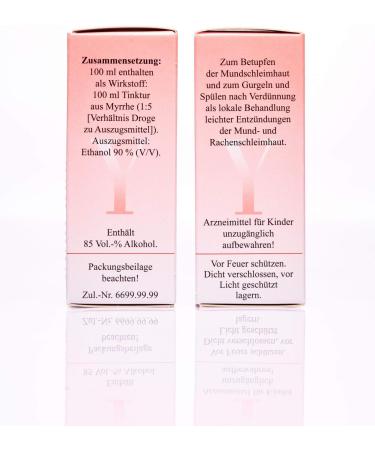 Myrrh Tincture - Hofmann's Herbal Mouth & Throat Therapy (2x30ml) - Soothing Relief for Oral Care - Buy Online on GoSupps.com