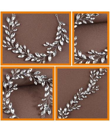 Beaupretty Hair Bands Hair Ties Headbands Rhinestone Headband Hairband for Women Bridal Headband Womens Headband Hair Accessories for Women Hair Headband Soft Chain Rhinestones Bride Metal Silver - Buy Online on GoSupps.com