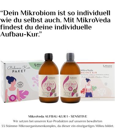 Buy Microveda Structure Cure Vegan Ferment Drink (2x0.5L Glass Bottles) | 33 Bacterial Strains | International Shipping - Buy Online on GoSupps.com