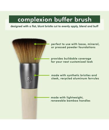 EcoTools Complexion Buffer Brush - Flawless Makeup Application | Eco-Friendly Beauty Tool - Buy Online on GoSupps.com