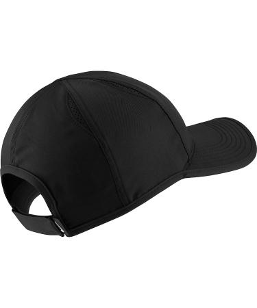 NIKE Unisex AeroBill Featherlight Cap - Black/White - One Size | [Your Company Name] - Buy Online on GoSupps.com