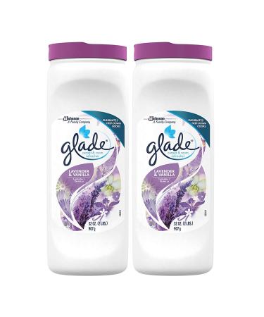 Glade Carpet and Room Powder, Lavender and Vanilla, 32-Ounce 2-Pack