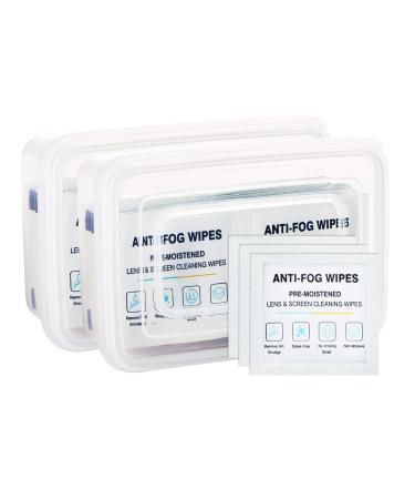 LifeArt Anti-Fog Lens Wipes Pre-Moistened Eyeglasses Wipes Cleaning Wipes for Eyeglasses Tablets Screens Lens Wipes for Camera Lenses (Anti-Fog 60PCS) 60 Count (Pack of 1)