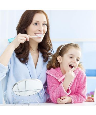 Prasacco 5-Piece Travel Toothbrush Set - Foldable Mini Soft Toothbrushes for Travel Camping & Business Trips | Portable & Stylish (Pink Blue Yellow Green Black) - Buy Online on GoSupps.com