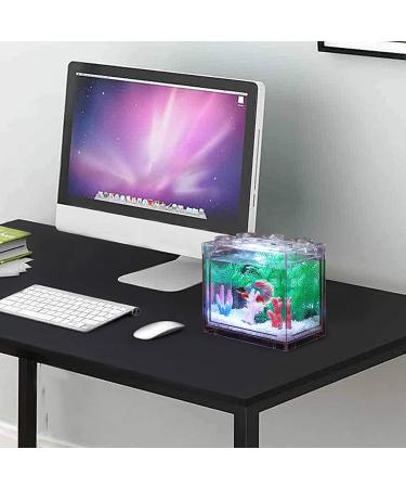 Stackable Betta Fish Tank Kit with LED Lighting - 3/5 Gallon Aquarium Set for Reptiles and Insects - Buy Online on GoSupps.com