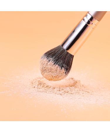 Beakey 12-Part Professional Makeup Brush Set High-Quality Synthetic Brushes for Foundation Rouge Powder & Eyeshadow | Rose Gold | International Shipping - Buy Online on GoSupps.com