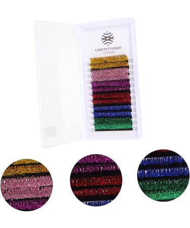 FOMIYES 30 Pairs Glitter False Eyelashes Lash Extension Eyelashes with Color Cosmetic Lashes Color Lashes Strips Colored Lash Long Fake Eyelashes Party Eyelashes Cosplay Set Fiber - Buy Online on GoSupps.com