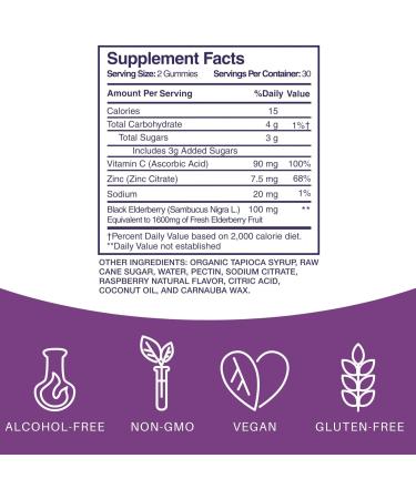 Elderlane Elderberry Syrup and Elderberry Gummies - Formerly RD Naturals - Immune Support Supplement for Adults and Kids - 16.9 Oz Syrup and 60ct Gummies - Buy Online on GoSupps.com