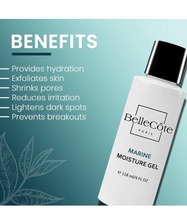 Vitamin C Face Moisturizer Gel - Oil Free Hydrating Gel for Dark Spots Pore Minimizer & Anti-Aging with Hyaluronic Acid & Marine Collagen - 4 oz - Buy Online on GoSupps.com